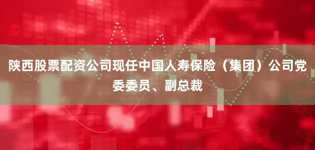 陕西股票配资公司现任中国人寿保险（集团）公司党委委员、副总裁