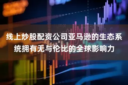 线上炒股配资公司亚马逊的生态系统拥有无与伦比的全球影响力